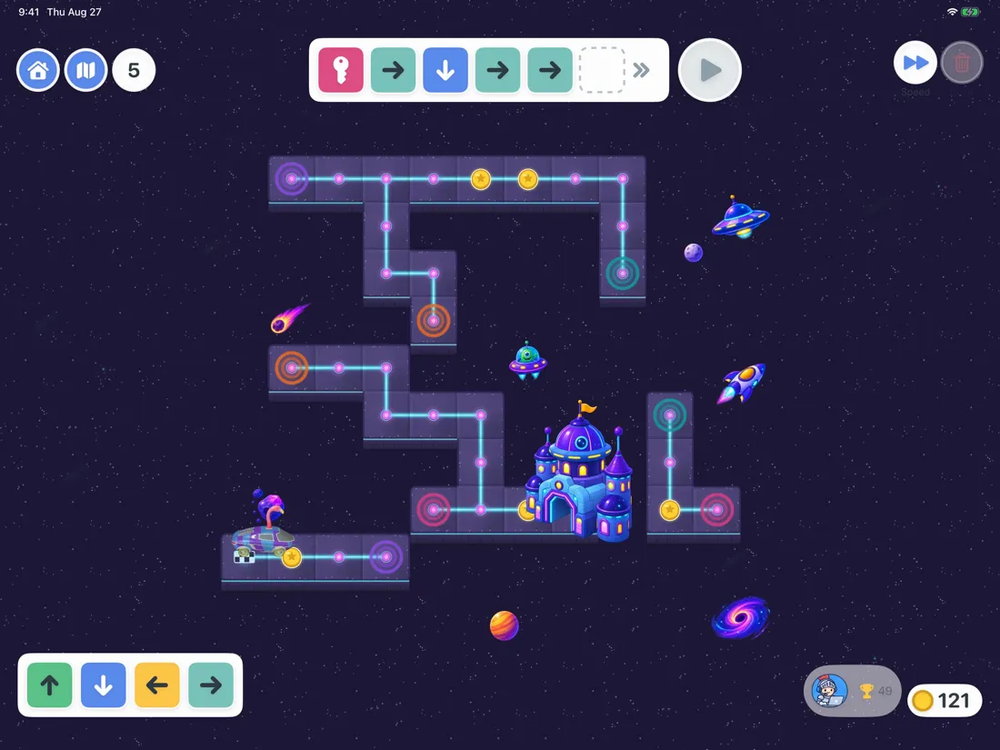 The first levels of Teleport World