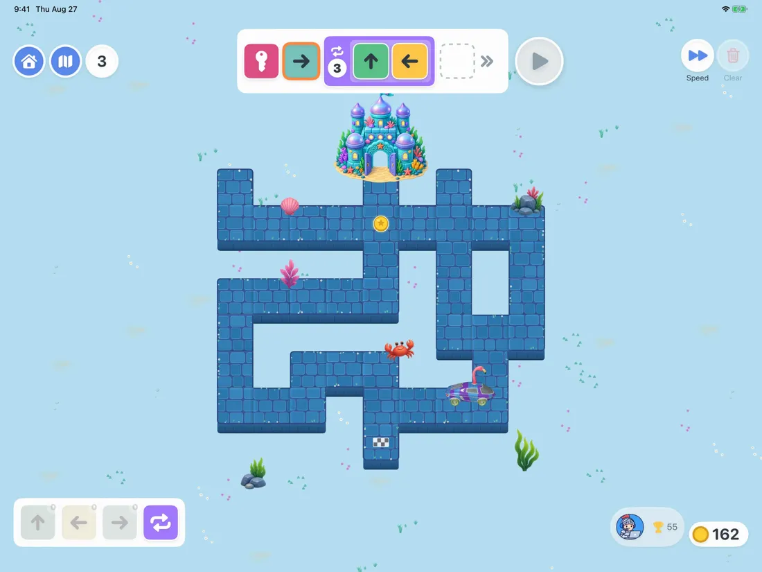 The first levels of Fixed Arrows World